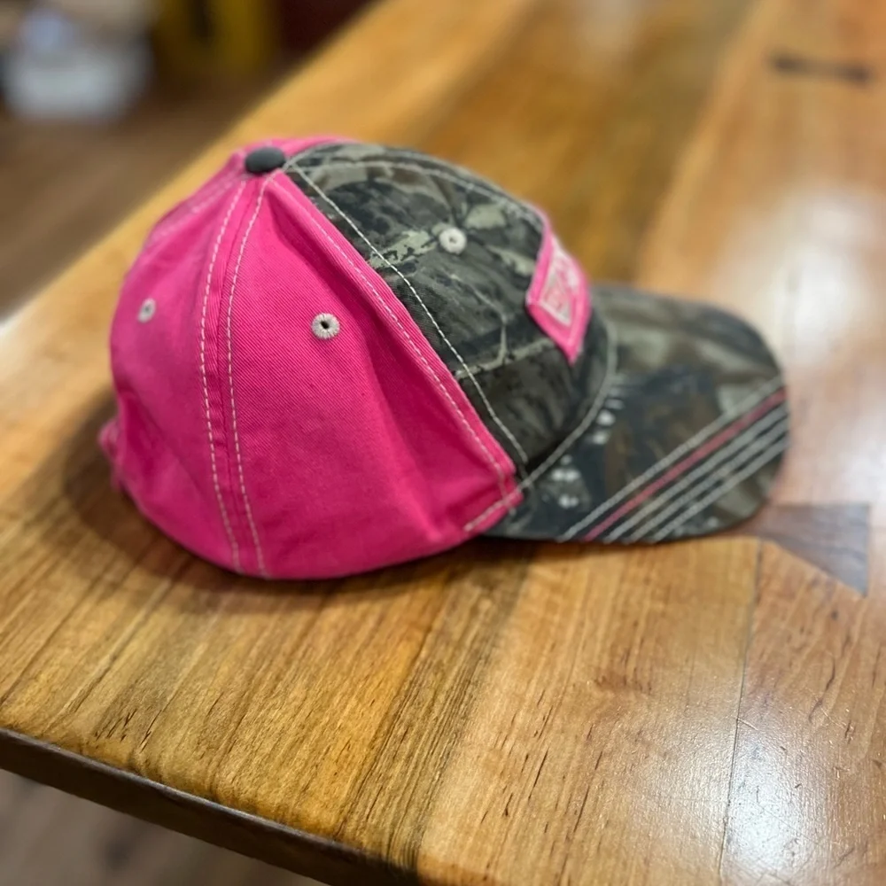 Pink & Grey Tractor Supply SnapBack in GUC